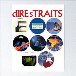 Dire Straits T-Shirt Hoodie Poster