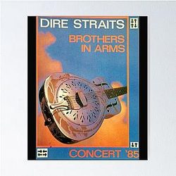 Cartel de Dire Straits In Concert Camiseta Poster