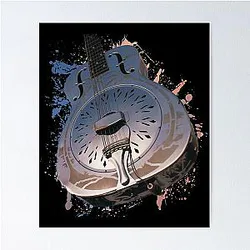 Guitar Poster Dire Straits