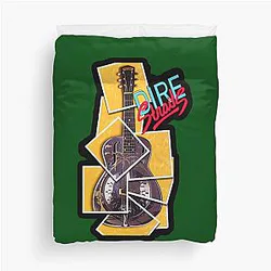 OBRA DE MÚSICA DE DIRE STREETS Camiseta Duvet Cover