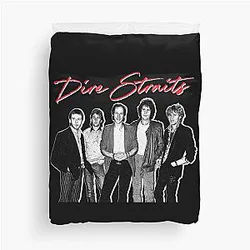 Dire Straits Art Duvet Cover