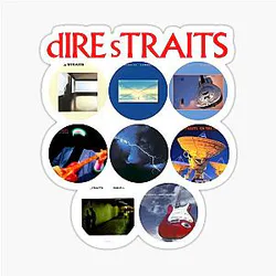 Dire Straits Hoodie Sticker