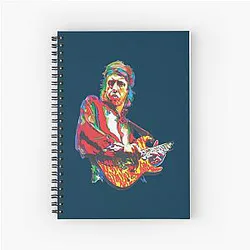 Guitarra Dire Straits Camiseta Spiral Notebook