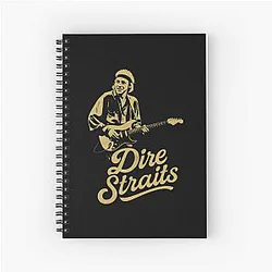 Dire Straits Spiral Notebook