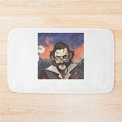 Mens Funny Role Playing Game Gift For Music Fans Bath Mat