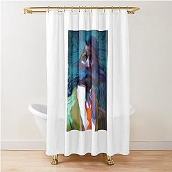 Vintage Role-Playing Game for Fans Shower Curtain
