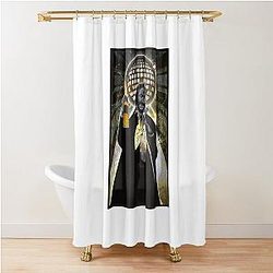 Retro Vintage Role Playing Game Love You Shower Curtain