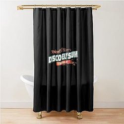 Retro Disco Elysium Shower Curtain