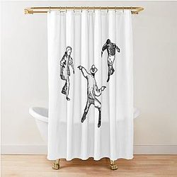 Disco Elysium Dance Floor Shower Curtain