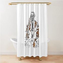 Men Women: Role Playing Game: Disco Elysium: Graphic For Fan Shower Curtain