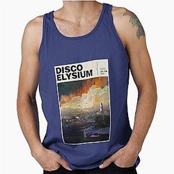 For Mens Role in Disco Elysium Game Awesome Music Fan Tank Top