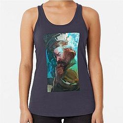 Lover Gift Role Disco Elysium Game Racerback Tank Top