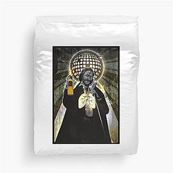 Retro Vintage Role Playing Disco Game Love Duvet Cover