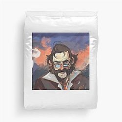 Mens Funny Disco Role Playing Game Music Fans Duvet Cover