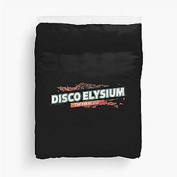 Retro Letter Disco Elysium Duvet Cover