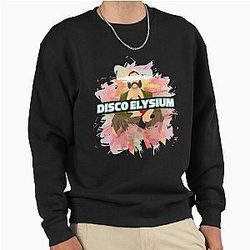 Disco Elysium Watercolor Art Pullover Sweatshirt