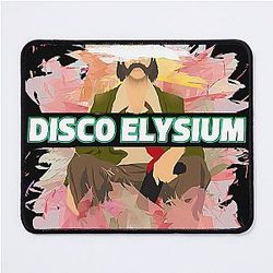 Disco Elysium Watercolor Art Mouse Pad