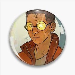 Kim Kitsuragi Disco Elysium Pin