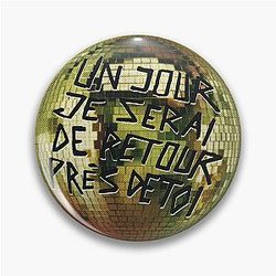 Disco Elysium green ball Pin