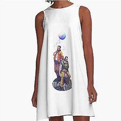 Funny Gift Role Disco Elysium Game Cute A-Line Dress