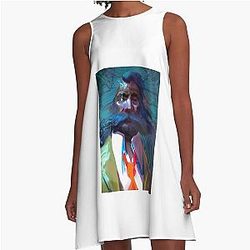 Vintage Photograp Role Disco Elysium Game Gift A-Line Dress