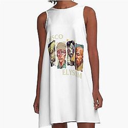 Mens Funny Role Disco Elysium Playing Game Gift For A-Line Dress