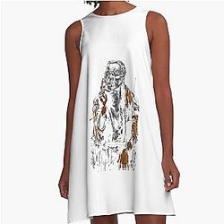 Men Women's Role Playing Game For Graphic Fan Part in Disco Elysium A-Line Dress