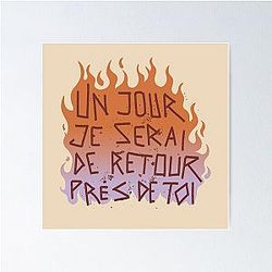 Disco Elysium Un jour je serai inscription Poster