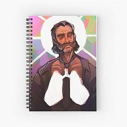 Disco Elysium Harry Du Bois the Miracle Spiral Notebook