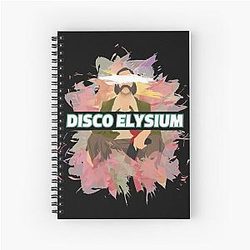 Disco Elysium Watercolor Spiral Notebook