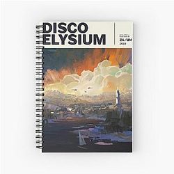 Disco Elysium Spiral Notebook