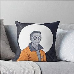 Kim Kitsuragi Disco Elysium throw pillow