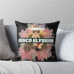 Disco Elysium Watercolor Art Pillow