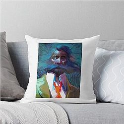 Vintage Role Disco Disco Elysium Playing Game Gift Movie Fans Throw Pillow