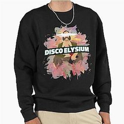 Disco Elysium Watercolor Pullover Sweatshirt