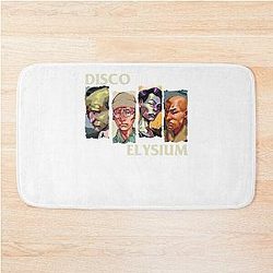 Mens Funny Role Playing Game Disco Elysium Gift For Fans Bath Mat