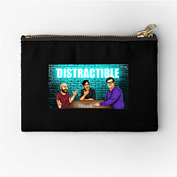 Distractible has a loyal fanbase Distractible Zipper Pouches