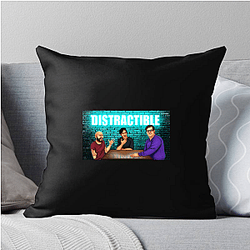 Distractible has a loyal fanbase Distractible Pillows Cover