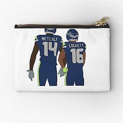 DK Metcalf & Tyler Lockett Zipper Pouch