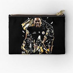 DK Metcalf Pittsburgh Flag Zipper Pouch