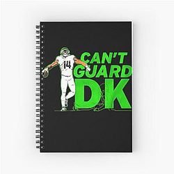 DK Metcalf Spiral Notebook