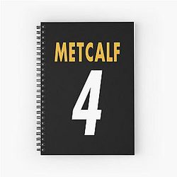 DK Metcalf Spiral Notebook