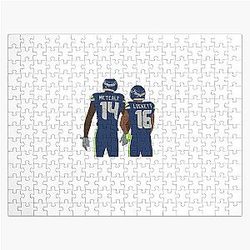 DK Metcalf & Tyler Lockett Jigsaw Puzzle