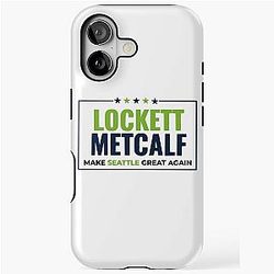 Tyler Lockett, DK Metcalf, Make Seattle Seahawks Great Again iPhone Tough Case