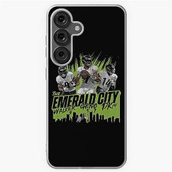 Geno Smith, DK Metcalf & Kenneth Walker III Seattle Trio Samsung Galaxy Soft Case