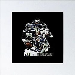 DK Metcalf Vintage Boot Poster