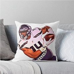 DK Metcalf Throw Pillow