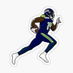 DK Metcalf Sticker