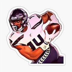 DK Metcalf Fan Art Sticker