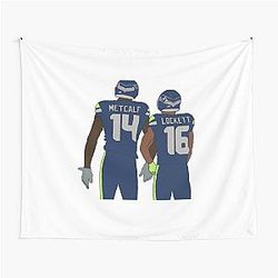 DK Metcalf Tyler Lockett Tapestry